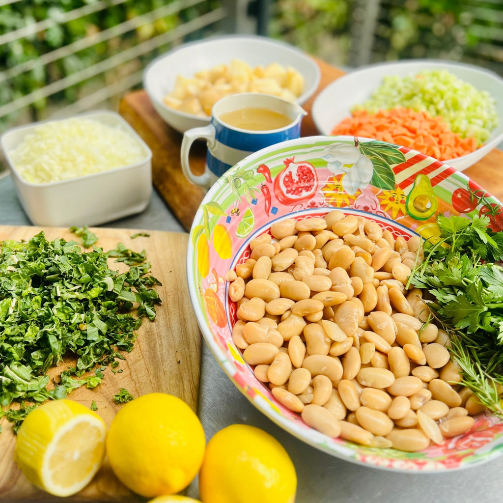 Kale and white bean soup – vegan meal delivery Northern Rivers