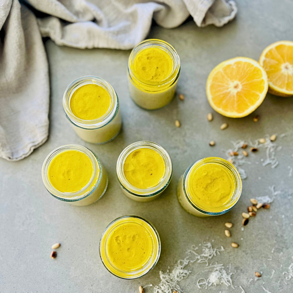 Jar of zesty lemon pesto – delivery Northern Rivers