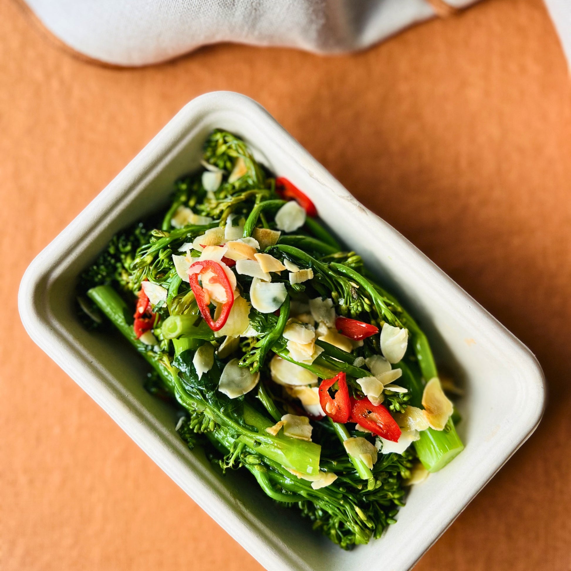 Chilli & Almond Broccolini