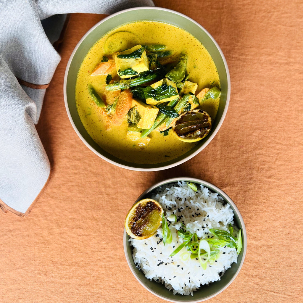 Thai-style Tofu Yellow Curry