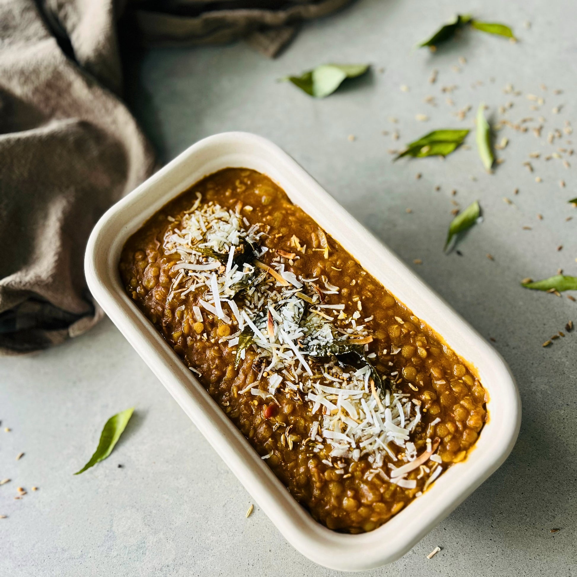 Dahl curry with lentils and spices – vegan meal delivery Northern Rivers