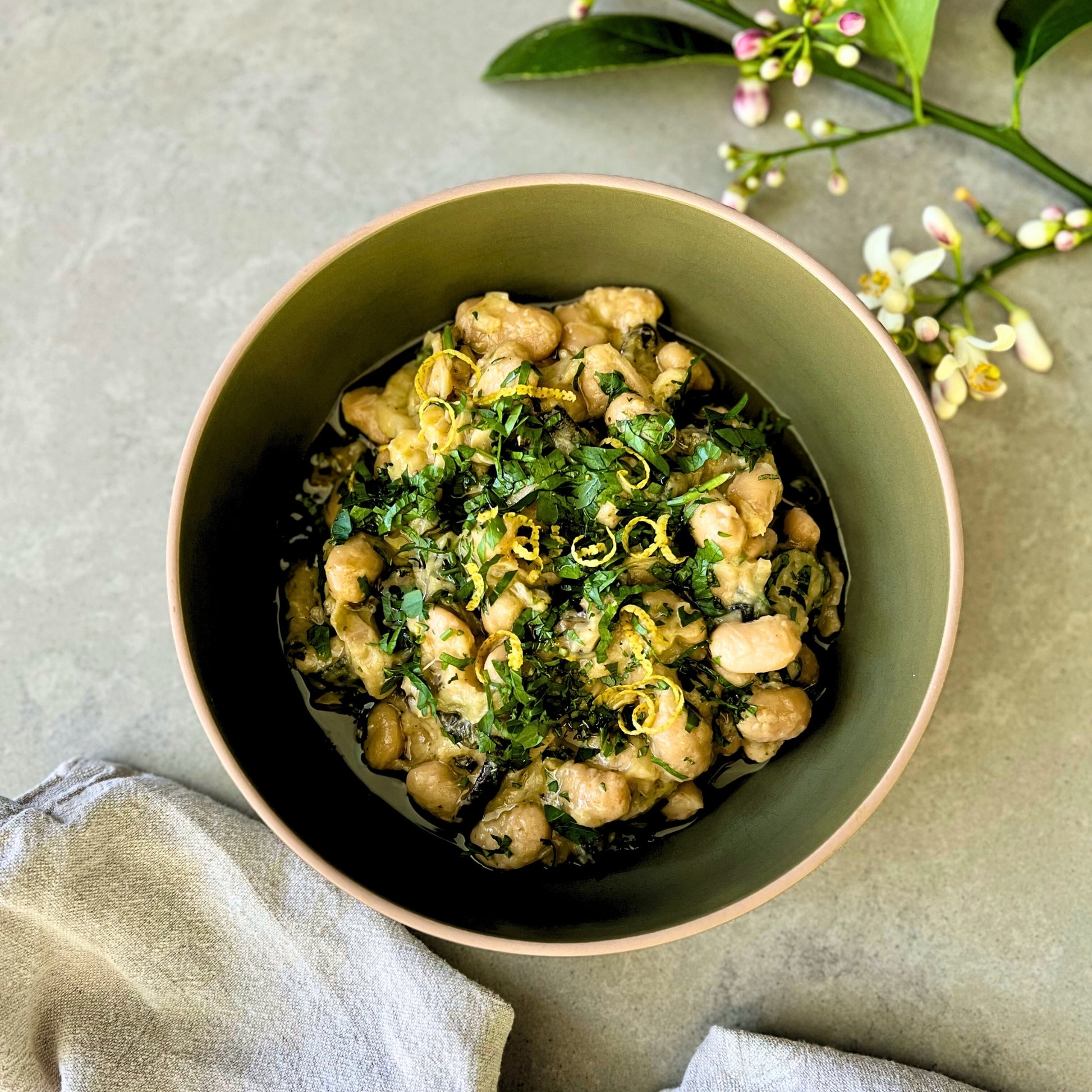 Creamy Butter Beans & Slow-Roasted Zucchini delivered Northern Rivers