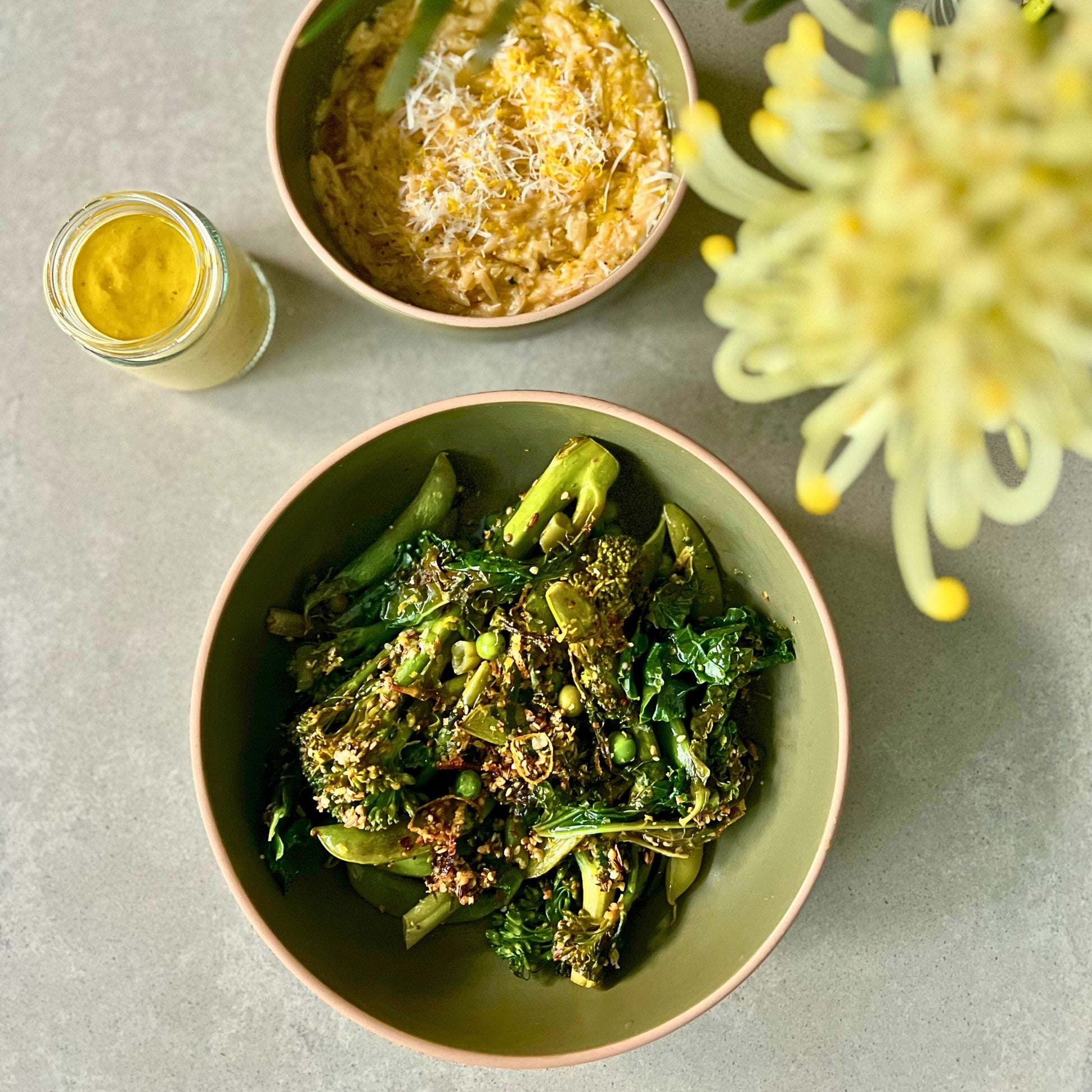Spring Greens with Fennel Mint & Seeds Northern Rivers