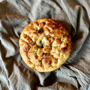 Focaccia w local olive oil & sea salt